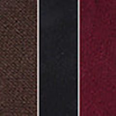 Burgundy, Black, Brown
