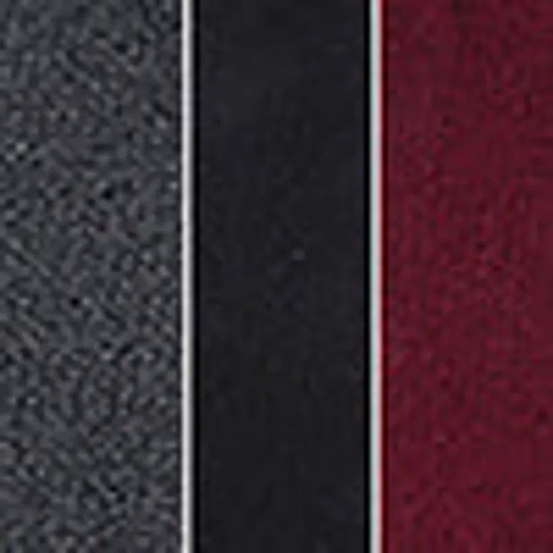 Burgundy, Black, Dark Gray