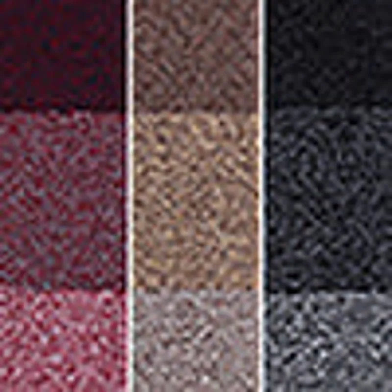 Brown, Grey, Burgundy