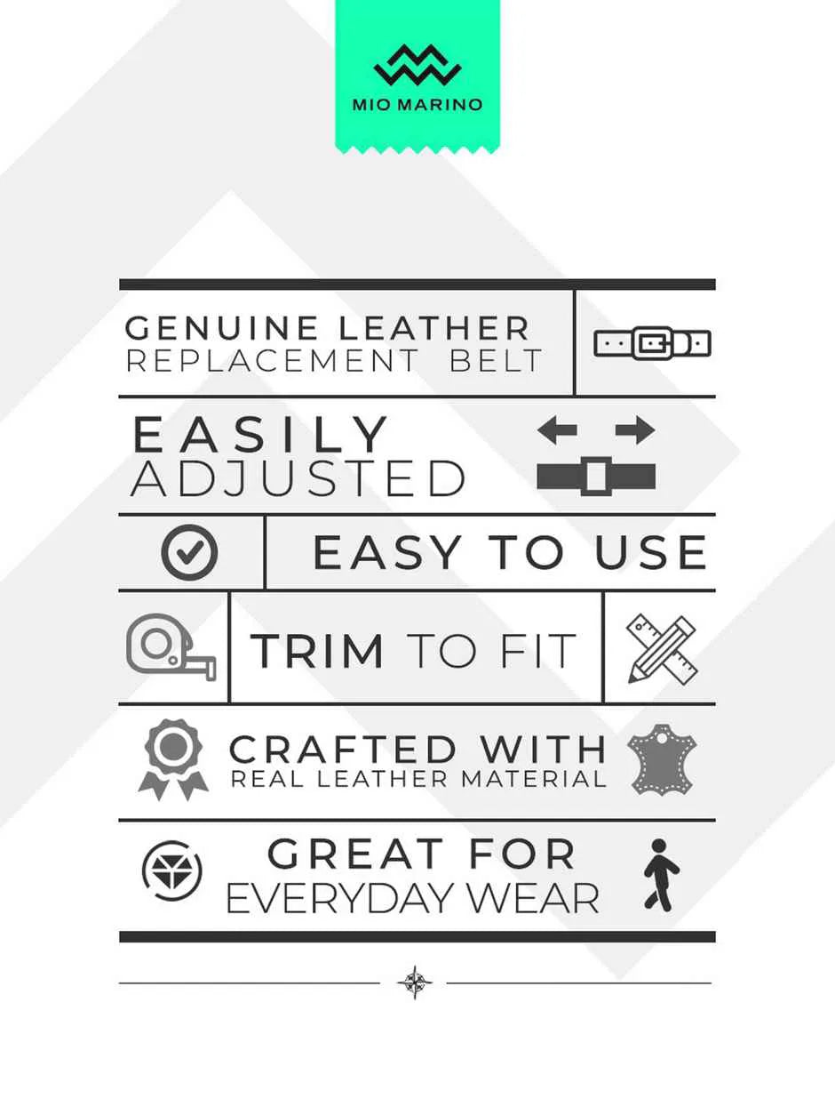 Adjustable from 28" to 44" Waist